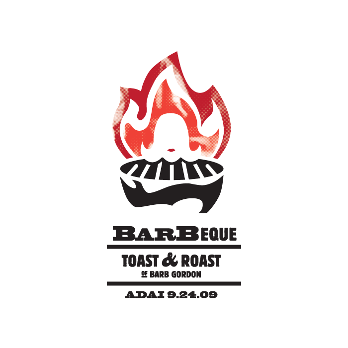 Barbeque Toast and Roast logo design