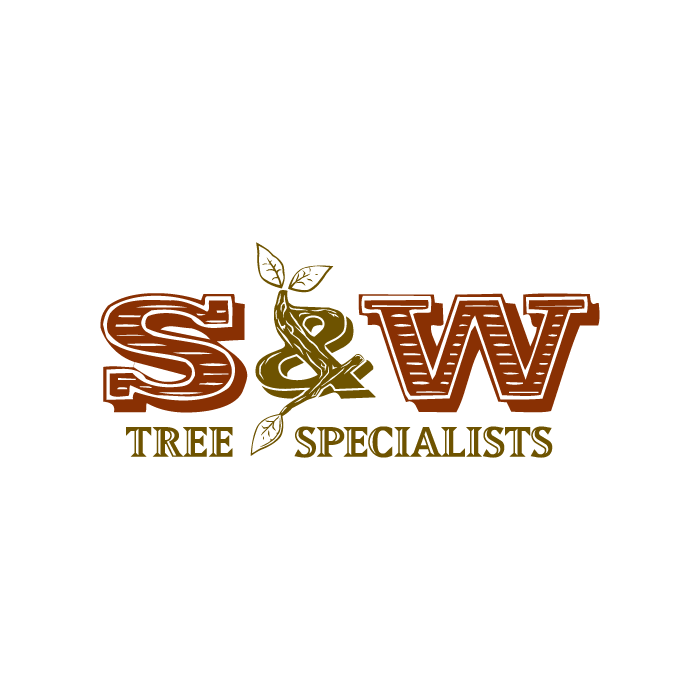 S&W Tree Specialists logo design