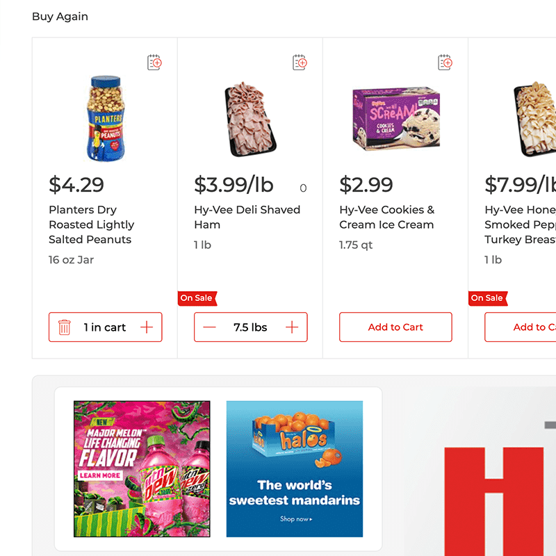 Grocery E-Commerce Home Page screenshot
